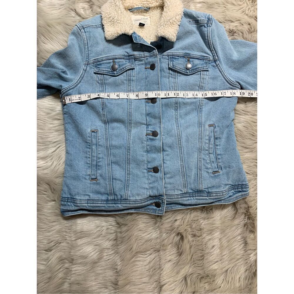 Universal Thread Denim Sherpa Trucker Jacket Medium - Picture 8 of 8